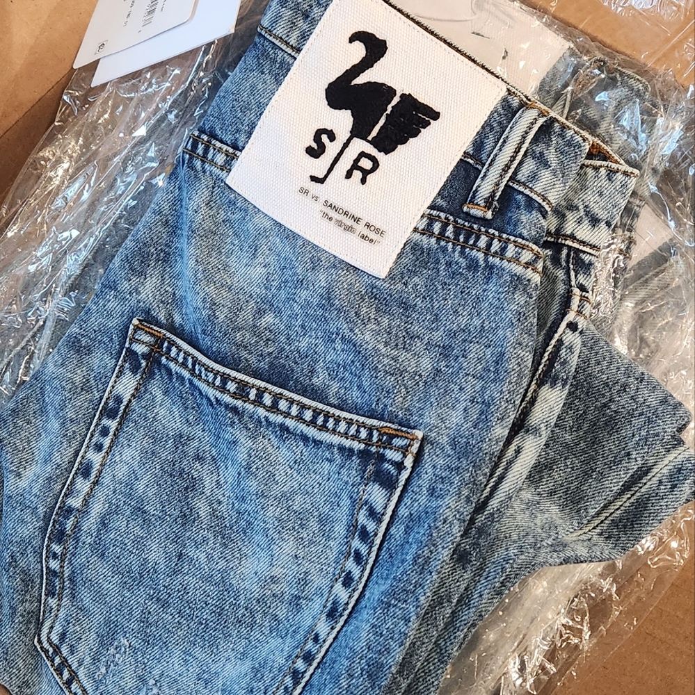 FREE PEOPLE X SANDRINE ROSE JEANS - Collab - RARE - Size 27 - Picture 14 of 16
